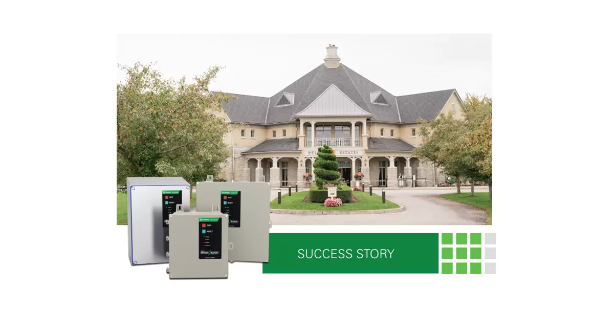 Case Study: Andrew Peller Winery – Industrial Shock Block SB5000 Offers Maximum Personnel Protection