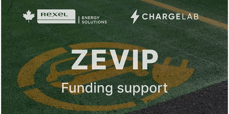 Rexel Energy Solutions and ChargeLab help Canadian Businesses Save 50% on EV Charger Installations Through ZEVIP