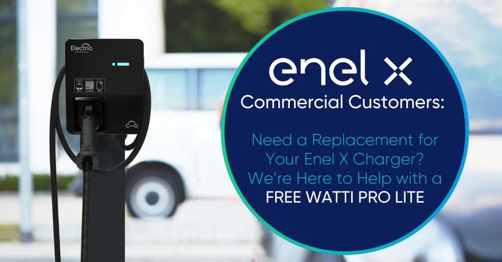 Electric Avenue Offers Free EV Charger to Enel X Commercial Customers Following Market Exit