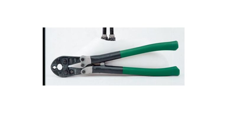 Greenlee Crimping Tool with D³ and O Die Grooves