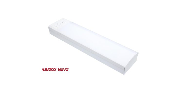 SATCO|NUVO LED 18″ Wrap with Dual GFCIs