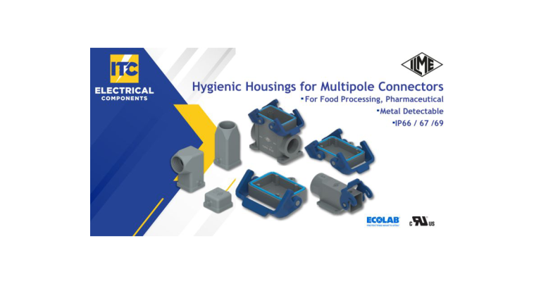 ILME Hygienic Housings for Multipole Connectors