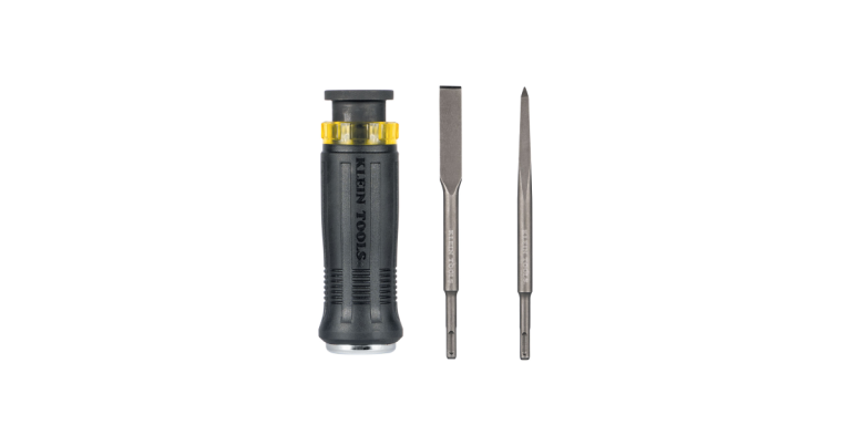 Klein SDS Chisel Bit Set with Handle, 3-Piece