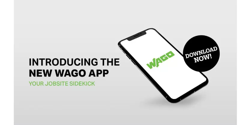 Introducing the New WAGO App: Your Jobsite Sidekick