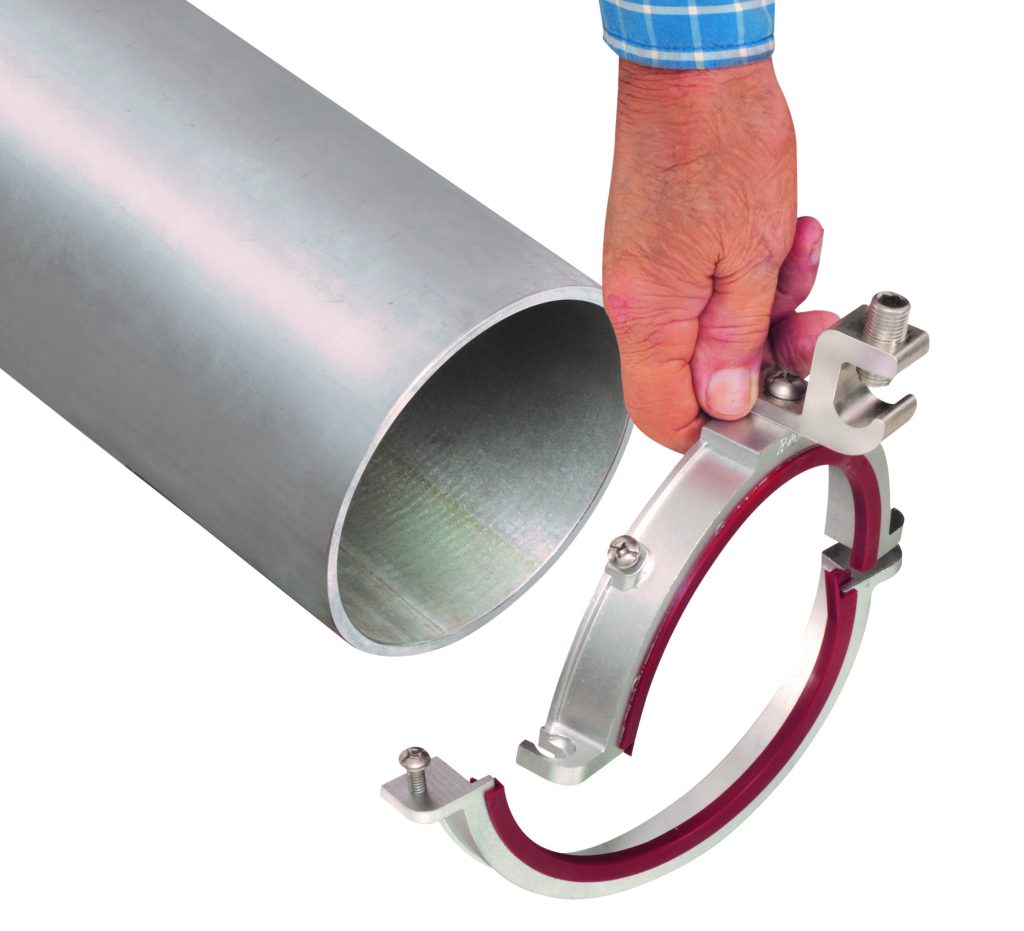 New 5 & 6 inch ALUMINUM DIECAST Split Grounding Bushings from Arilington