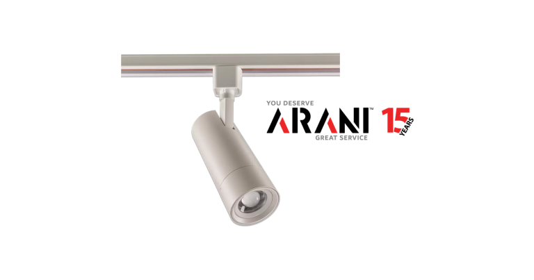 Arani Adjustable Beam Track Light Head | 15w, 5CCT