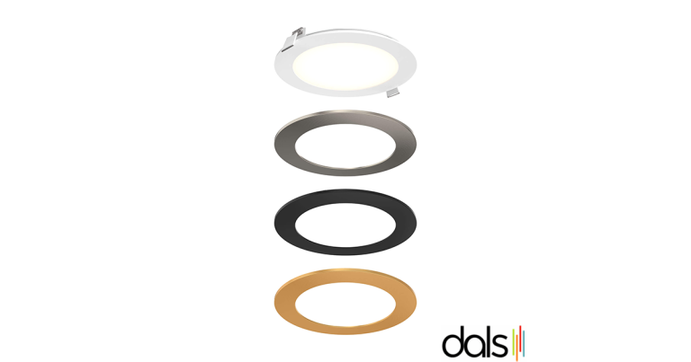Dals Ultra-Slim Round Panel Light with Interchangeable trims