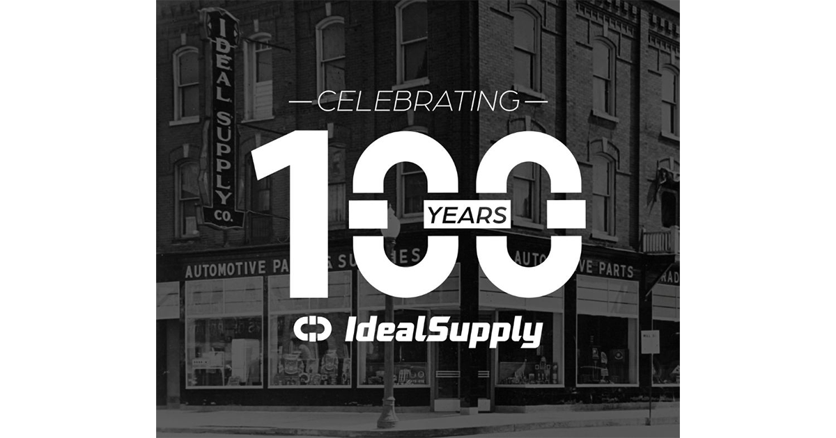 Ideal Supply Unveils 100 Anniversary Logo