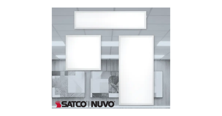 LED Backlit Flat Panels With & Without Emergency Battery Backup from SATCO|NUVO®