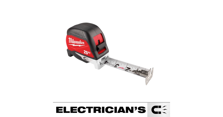 Milwaukee 25ft Electrician’s Magnetic Tape Measure