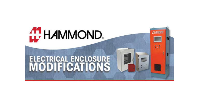 Electrical Enclosure Modifications from Hammond Manufacturing