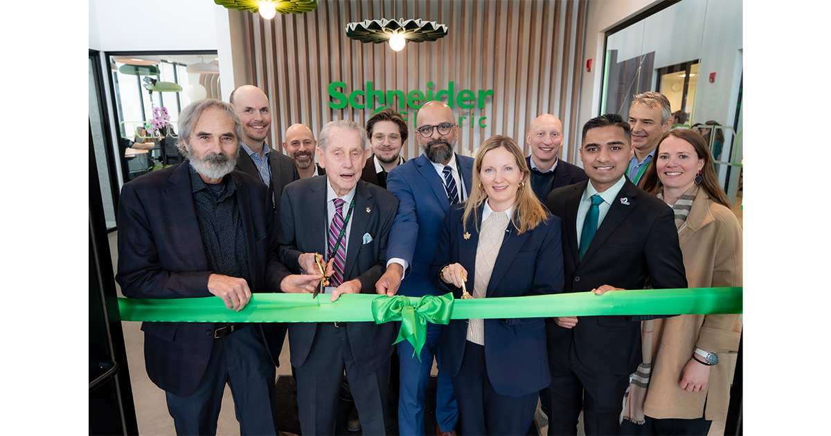 Schneider Electric Canada Opens New Canadian Headquarters and EcoFit™ Center in Milton, Ontario