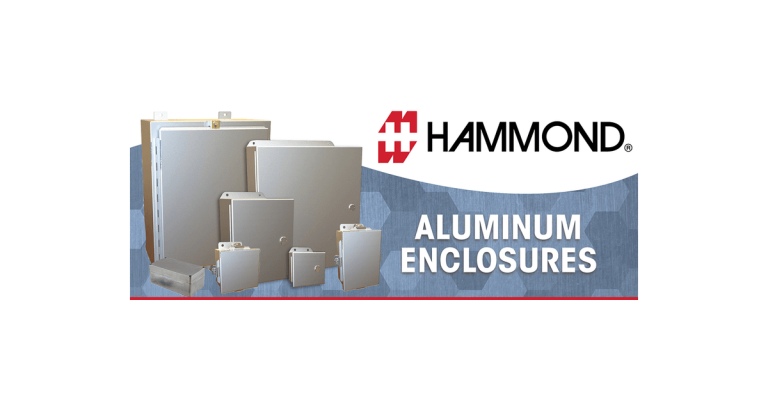 Corrosion Resistant Aluminum Enclosures from Hammond Manufacturing