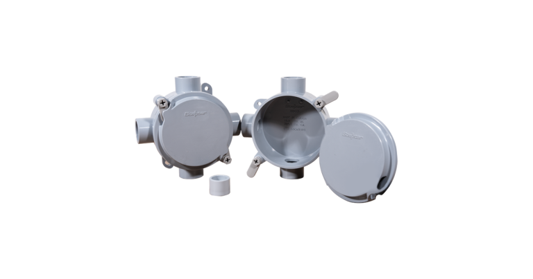 IPEX Scepter® RBox™ PVC Round Electrical Box