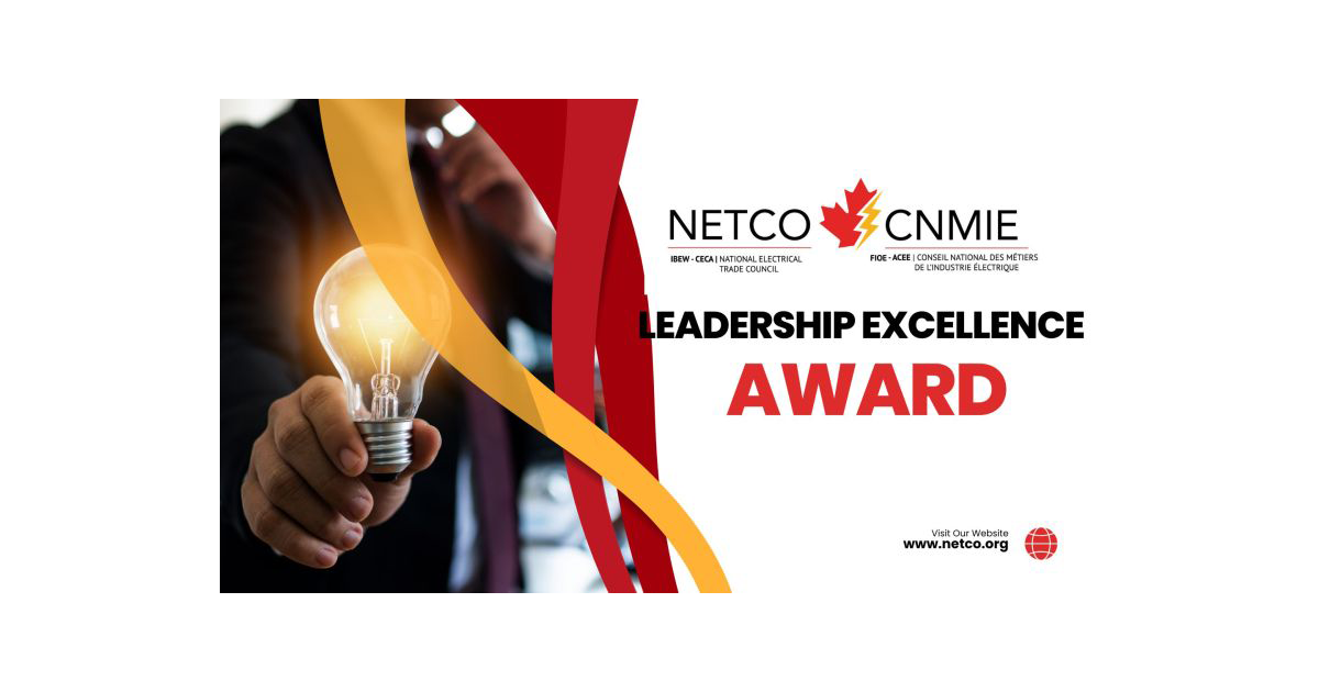Nominations are Open for NETCO 2026 Leadership Excellence Award