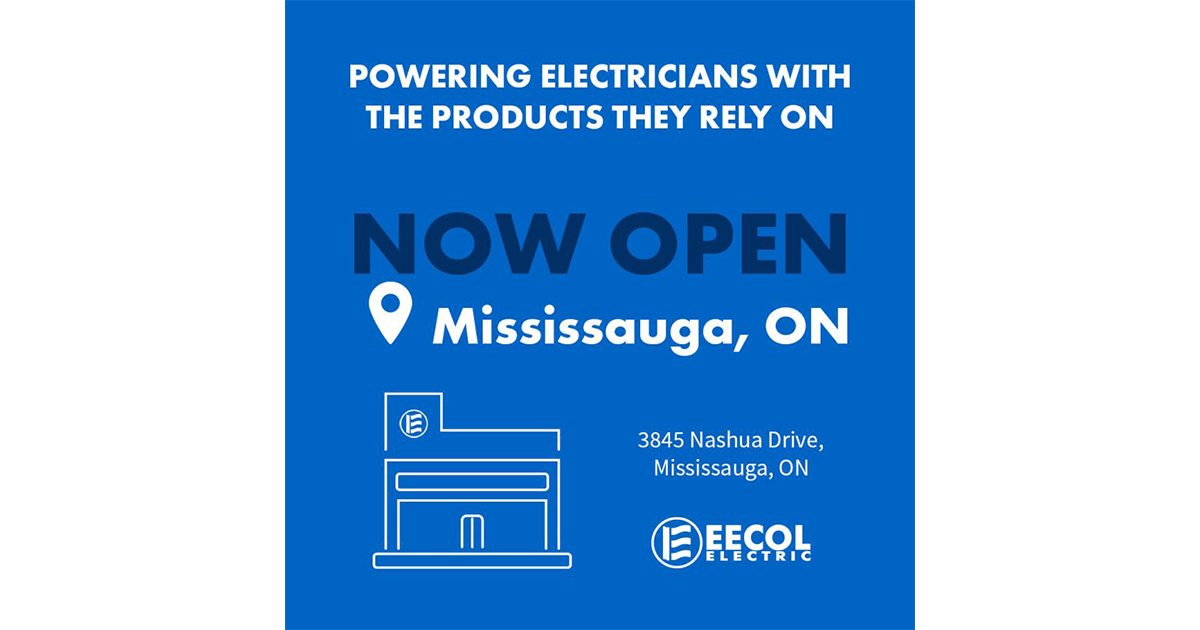 EECOL Mississauga Branch Now Open