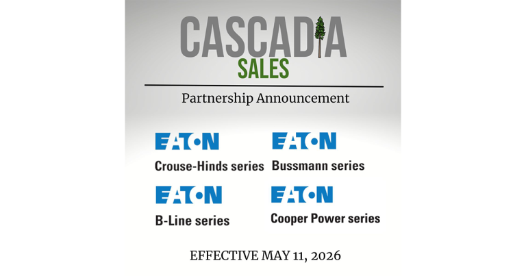 Cascadia Sales Representing Eaton in BC