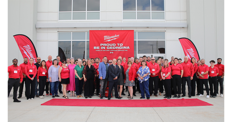 Milwaukee Tool Officially Opens Service Hub in Georgina, Ontario
