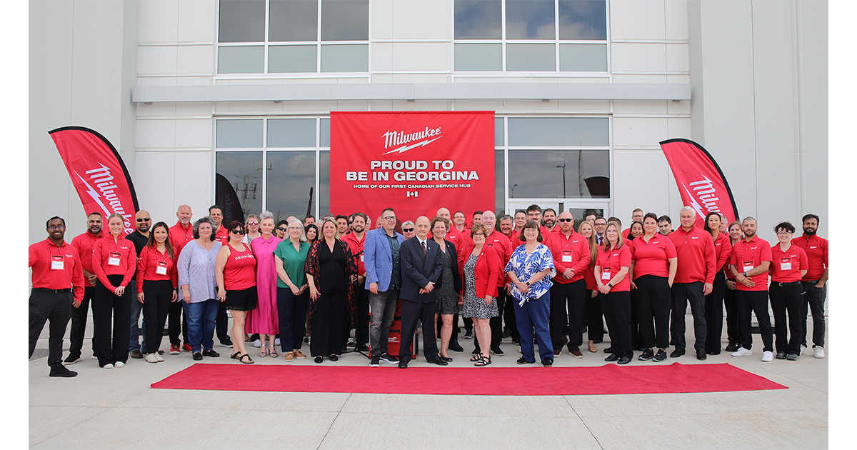 Milwaukee Tool Officially Opens Service Hub in Georgina, Ontario