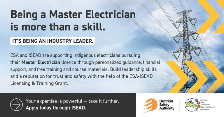 ESA Licensing & Training Grant for Indigenous Electricians