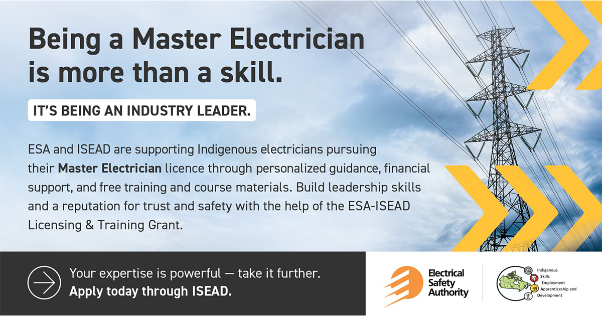 ESA Licensing & Training Grant for Indigenous Electricians
