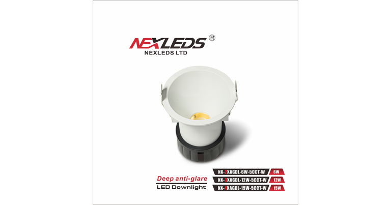 NEXLEDS 5CCT 2 inch Deep Anti-Glare Downlight