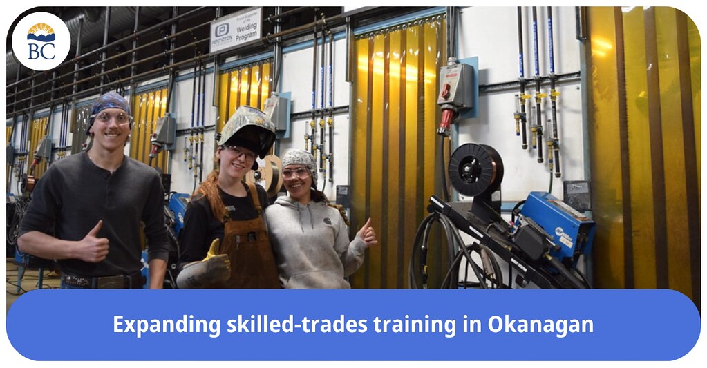 BC Expanding Skilled-Trades Training in Okanagan