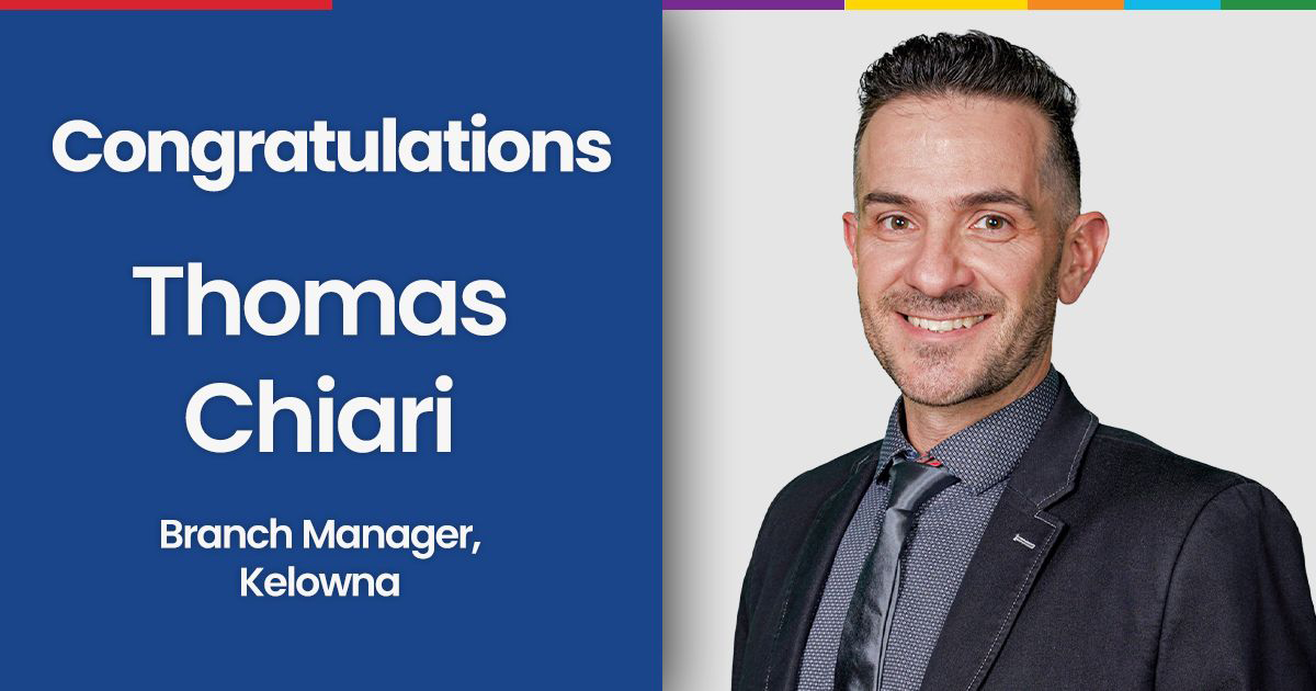 Gescan Welcomes New Branch Manager in Kelowna