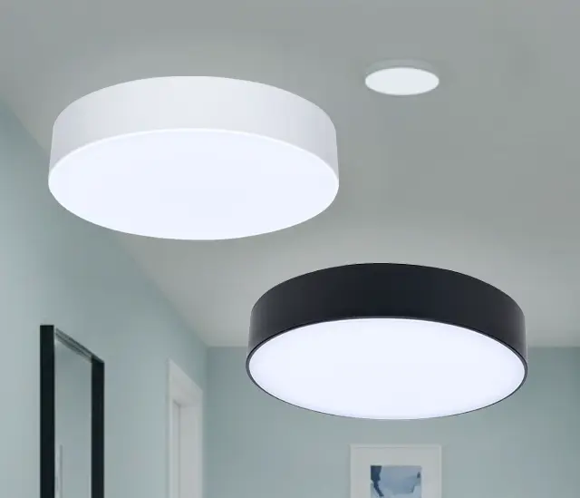SATCO|NUVO’s LED Trimless Surface Mount Fixtures