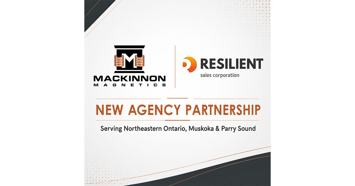 MacKinnon Magnetics Announces Partnership with Resilient Sales Corporation in Northeastern Ontario