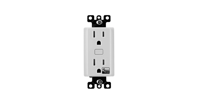 Hubbell iDevices ZWave Enabled RF Single Controlled TR Receptacle