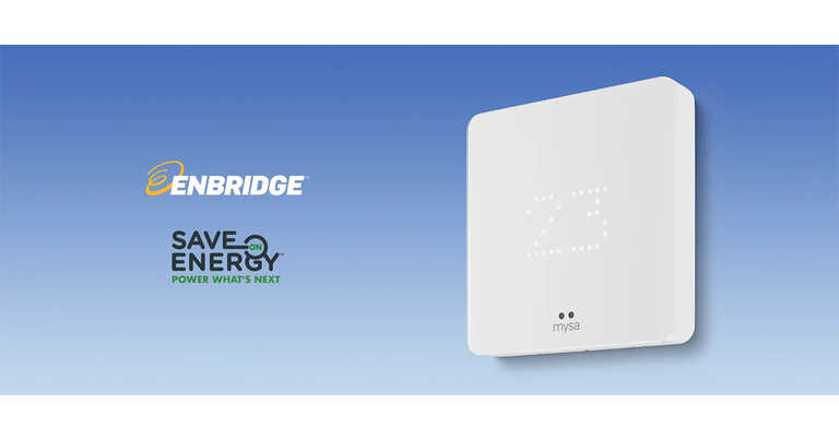 Mysa Smart Thermostat Available through Ontario Smart Thermostat Rebate: Just Pay Tax