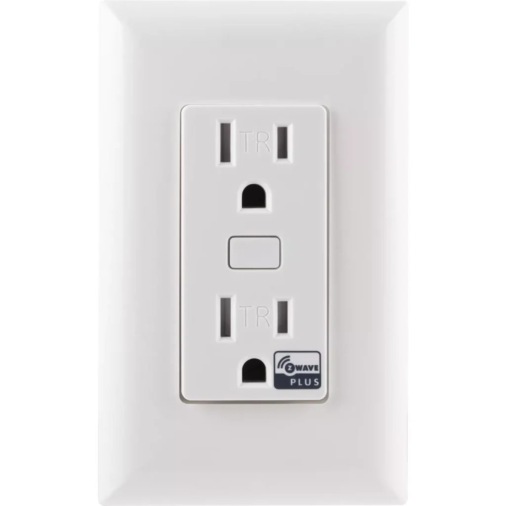 Hubbell iDevices ZWave Enabled RF Single Controlled TR Receptacle